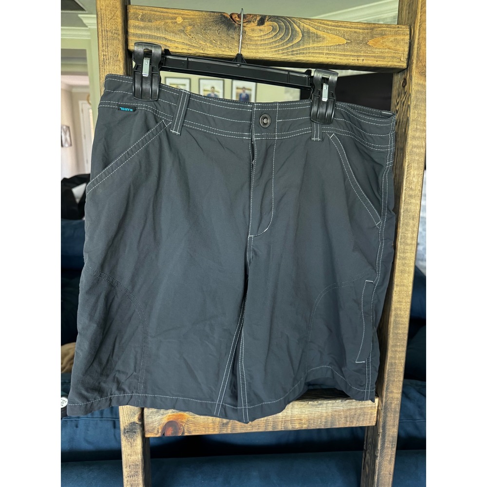 Kuhl Mens Renegade Hiking Shorts Gray Stretch Cargo Pockets Size 36 RN108846